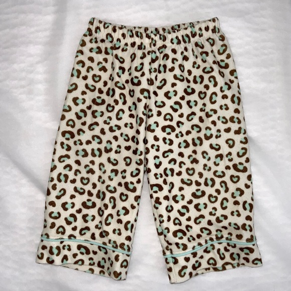 Girl’s Carter’s Animal Print PJ Bottoms Size 12 Months - Picture 1 of 2